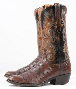 Lucchese • Full Quill Ostrich • Classic Western • Men’s 10.5 B