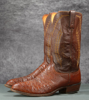 Vintage Lucchese 1883 Full-Quill Ostrich Cowboy Boots
Size: Men’s 13 EE (Wide)