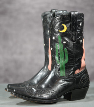 Allen Boots • Desert Night Scene Inlay • Women’s 7 B