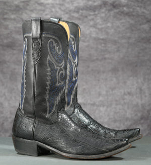 Lucchese Ostrich Leg Cowboy Boots
Size: Men’s 11 D