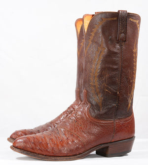 Vintage Lucchese 1883 Full-Quill Ostrich Cowboy Boots
Size: Men’s 13 EE (Wide)