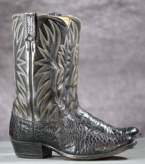 Justin White Label Pre-Ban Sea Turtle Cowboy Boots
Size: Men’s 11 D