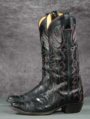 Vintage Justin White Label Pre-Ban Sea Turtle Cowboy Boots
Size: Men’s 9 D