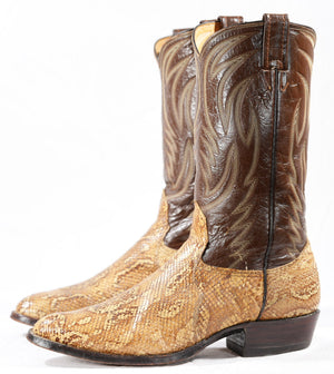 Vintage • Nocona • Boa Snakeskin • Men’s 11 D