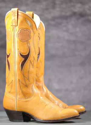 Ralph Lauren Western Cowboy Boots — Women’s 6.5 A (Narrow) with Original Box — 1970s
