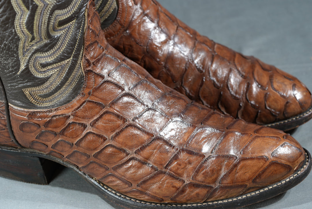 Vintage Tony Lama El Rey Pre-Ban Anteater Cowboy Boots  display picture 3
