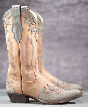 Vintage Larry Mahan Cowboy Boots • Women’s 9.5 B