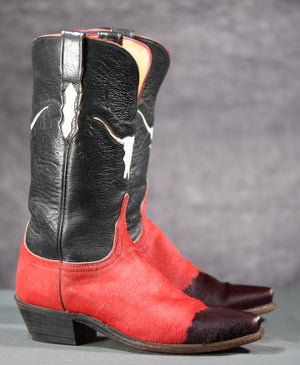 Vintage Lucchese 1883 Pony Hair Longhorn Cowgirl Boots
Size: Women’s 8 B