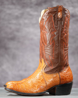 Vintage Montana Pre-Ban Honey Sea Turtle Cowboy Boots
Size: Men’s 10 D