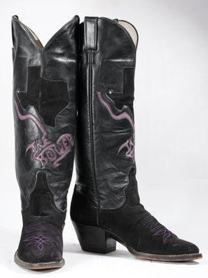 1980s • Larry Mahan • Tall “Border” Boots • Women’s 8B