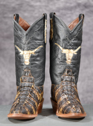 Acosta Natural Gator Tail Cut Cowboy Boots
Size: Men’s 9 D