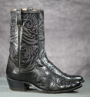Custom Sea Turtle • Classic Western • Men’s 11.5 D