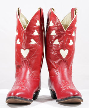 1990s Justin • Heart Inlay • Women’s 7 M
