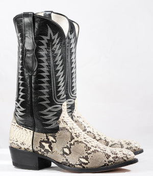 Vintage Cowtown Python Cowboy Boots
Size: Men’s 11 EE (Wide)