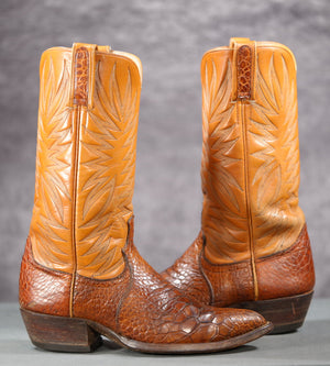 Dan Post Pre-Ban Sea Turtle Cowboy Boots
Size: Men’s 9 D