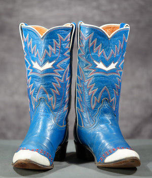 1960’s • Justin Cowboy Western Rockabilly Boots • Women’s Size 5.5 M