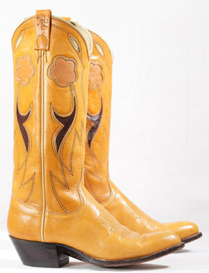 Ralph Lauren Western Cowboy Boots — Women’s 6.5 A (Narrow) with Original Box — 1970s