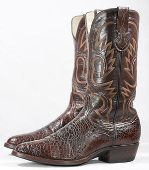 Crown Boot Company — Vintage Pre-Ban Sea Turtle Cowboy Boots
Size: Men’s 11 D