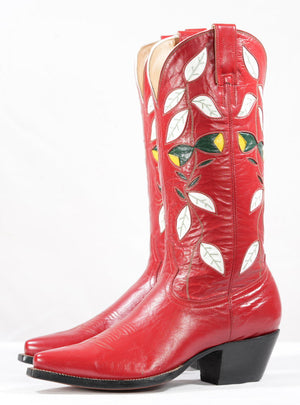1990s • NOS Don Quijote Inlay Boots • Women’s 7.5 M