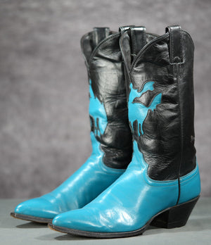Vintage Justin Bucking Horse Inlay • Women’s 6.5 B