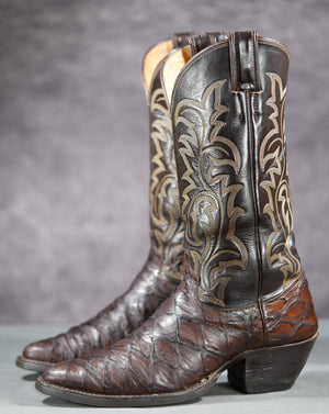 Vintage Justin Anteater Cowboy Boots • Men’s 9 D